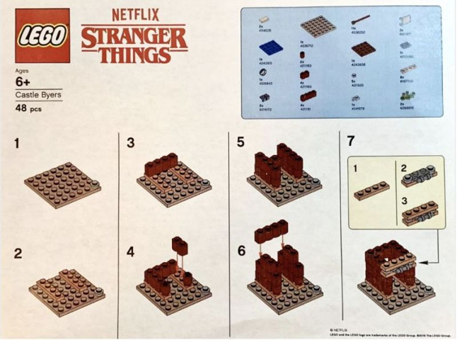 LEGO Store Exclusive Build - Castle Byers : ST-1 |