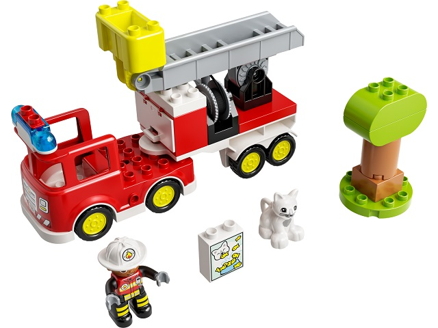 Lego Duplo Truck Crane Black Hook with Gray Base