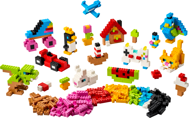 11045 Creative Colorful Bricks