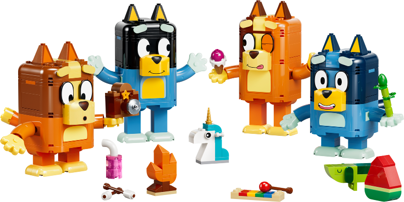 11217 Brick-Built Bluey Family