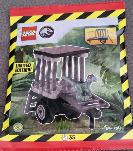 Raptor with Transport Cage paper bag