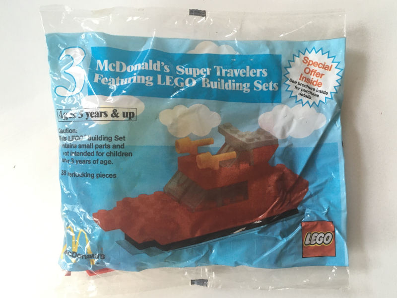 McDonald's Super Travelers #3 Boat polybag