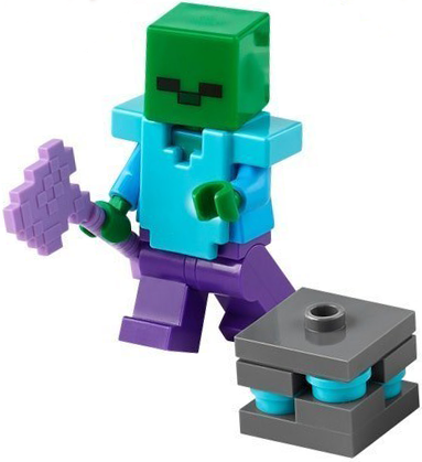 Advent Calendar 2025, Minecraft (Day 20) - Zombie with Enchanted Axe
