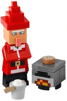 Advent Calendar 2025, Minecraft (Day 24) - Santa Villager with Furnace