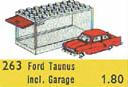 1:87 Ford Taunus 17M de Luxe with Garage