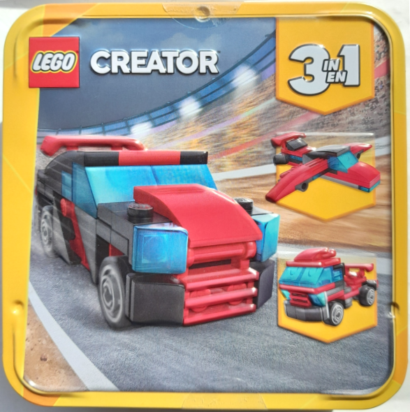 2D001188 Race Car metal box