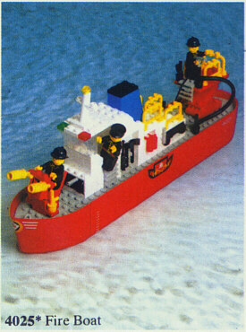 lego red boat