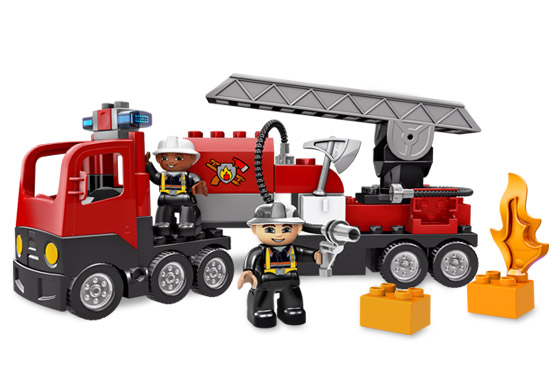 duplo legos fire truck