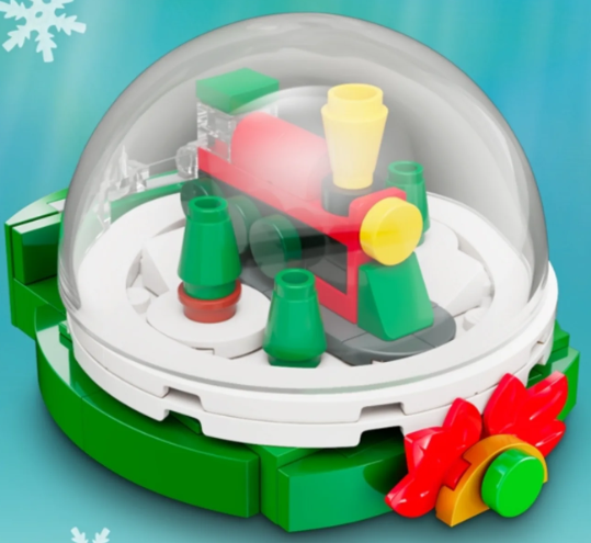 5009027 Barnes & Noble Exclusive Build - Holiday Snow Globe