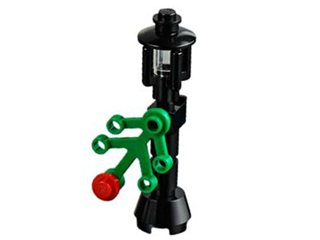 Advent Calendar 2015, City (Day  8) - Street Light with Garland