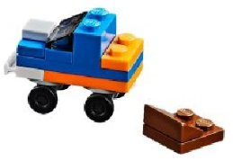 Advent Calendar 2018, City (Day 18) - Truck with Rock Bump