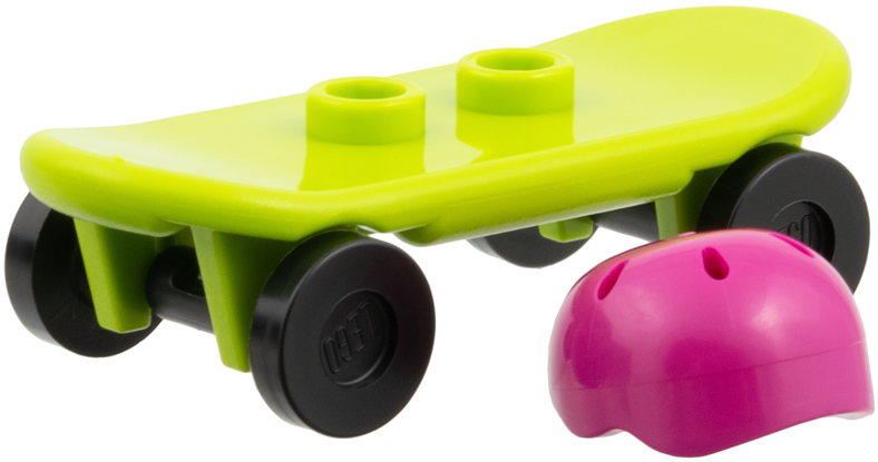 Advent Calendar 2025, City (Day 12) - Skateboard and Helmet