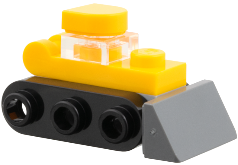 Advent Calendar 2025, City (Day  2) - Toy Bulldozer