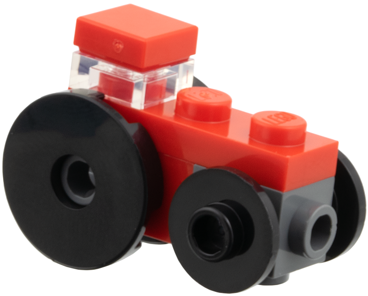 Advent Calendar 2025, City (Day  6) - Toy Tractor