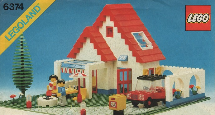 Set 6374-2 : Holiday Home - Velux Edition [Vintage & Retired:Classic Town]  [BrickLink]