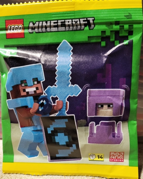 Ender Knight with Shulker paper bag