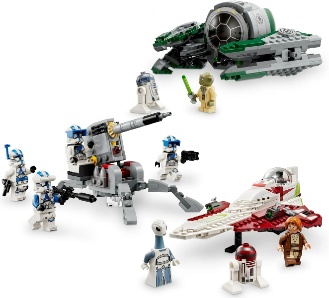 Star Wars Bundle Pack, 3 in 1 Galactic Gift Set (Sets 75333, 75345, and 75360) - Jedi Masters Gift Set