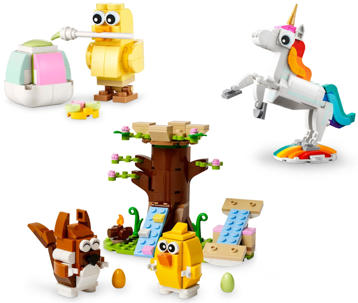 Mixed Bundle Pack, Play Pack (Sets 30690, 31140, and 40709) - Springtime Animal Play Pack