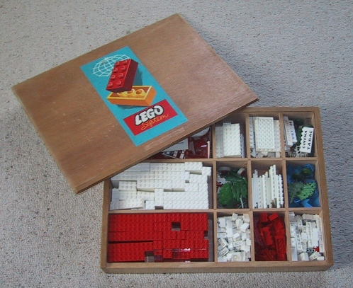 Wooden LEGO Box, vintage LEGO box, classic LEGO box