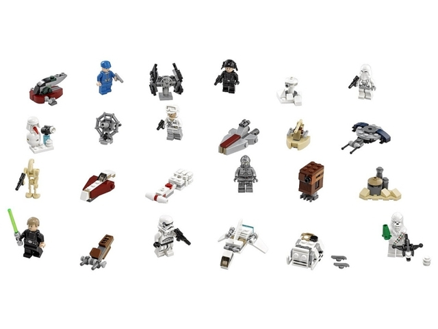 lego star wars advent calendar list