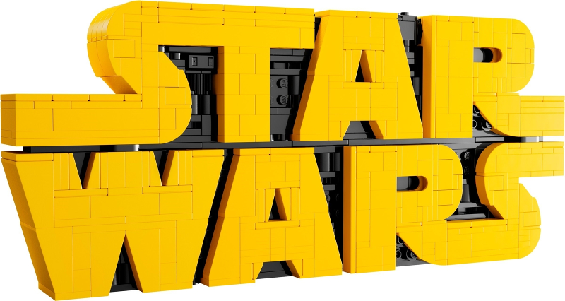Brick-Built Star Wars Logo