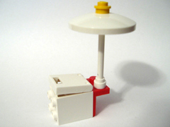 Advent Calendar 2008, City (Day  5) - Freezer Chest and Umbrella