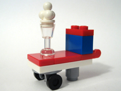 Advent Calendar 2008, City (Day  6) - Ice Cream Cart and Sundae