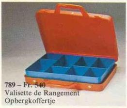 Suitcase with Tray, Red (empty)
