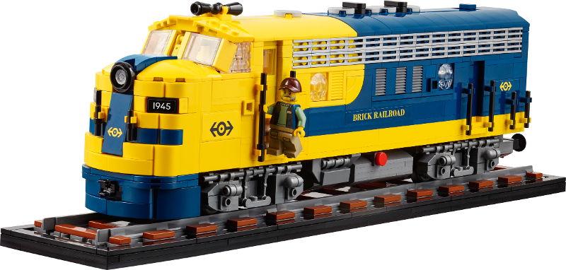 Brick Railroad Locomotive
