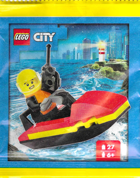 Rescue Mission with Jet Boat paper bag