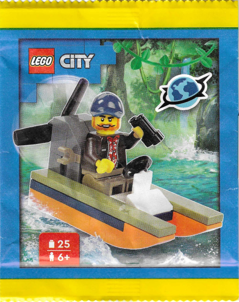 Jungle Explorer with Swamp Boat paper bag