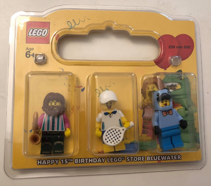 LEGO Store 15th Anniversary Exclusive Set, Bluewater, UK blister pack