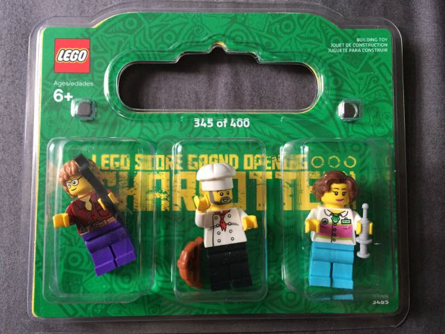 LEGO Store Grand Opening Exclusive Set, SouthPark Mall, Charlotte, NC blister pack
