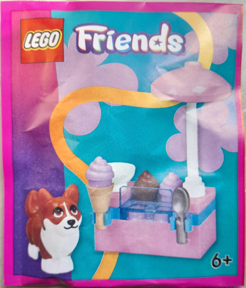 L0002266 Waffles with Ice Cream Stand paper bag