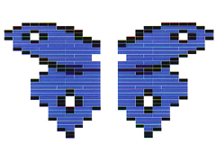 Butterfly - Blue Wings with White Spots (LEGOLAND California Ambassador Pass Exclusive)