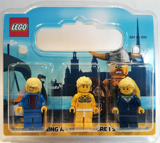 LEGO Store Grand Opening Exclusive Set, Mall of Skandinavia, Stockholm, Sweden blister pack