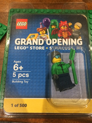 LEGO Store Grand Opening Exclusive Set, Destiny Mall, Syracuse, NY blister pack