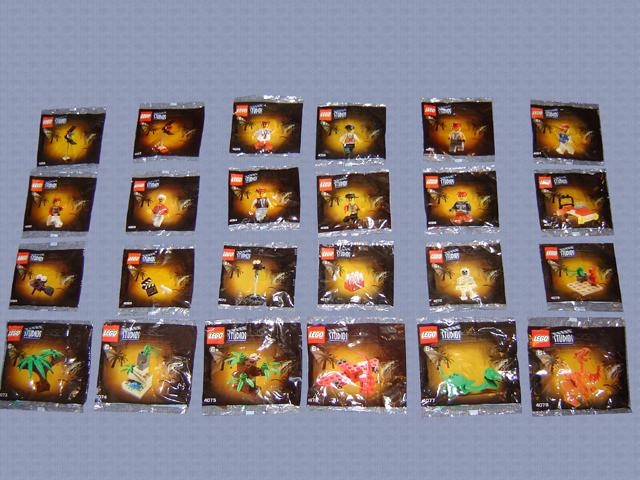 Japanese Coca-Cola Studios Polybag Collection, sets 4056 thru 4079