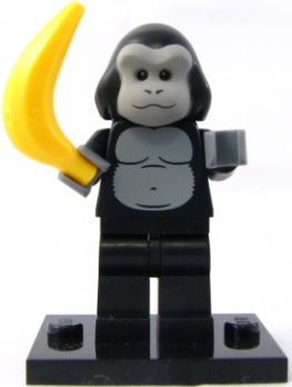 Gorilla Suit Guy, Series 3 (Complete Set with Stand and Accessories)