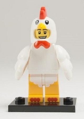Chicken Suit Guy, Series 9 (Complete Set with Stand and Accessories)