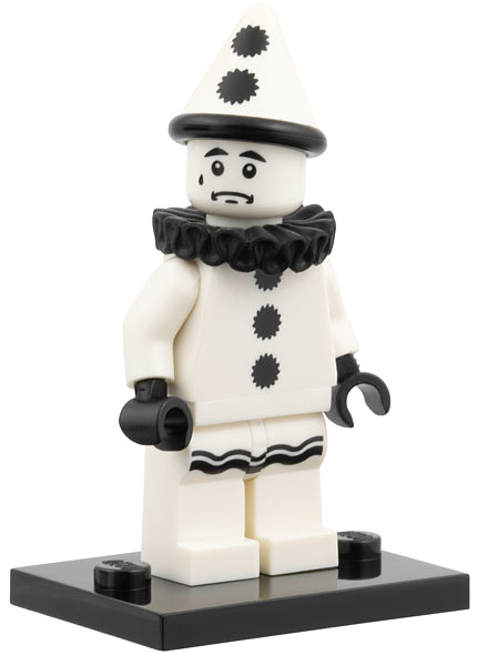 Sad Clown, Series 10 (Complete Set with Stand and Accessories)