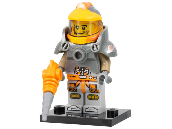 Space Miner, Series 12 (Complete Set with Stand and Accessories)