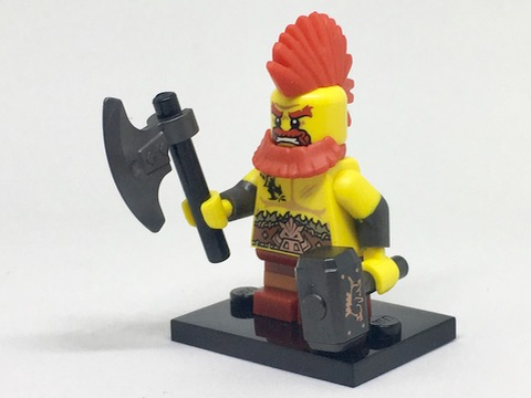 Lego Battle Dwarf - Complete Set with Stand