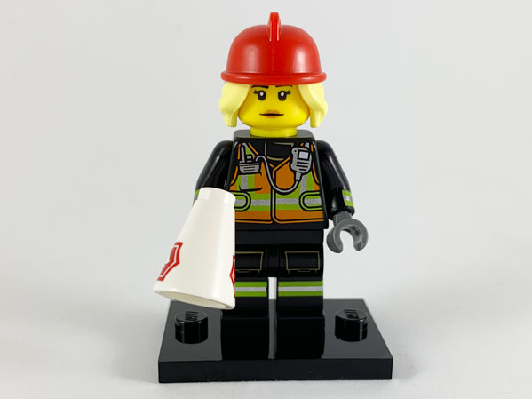 Fire Fighter, Series 19 (Complete Set with Stand and Accessories)
