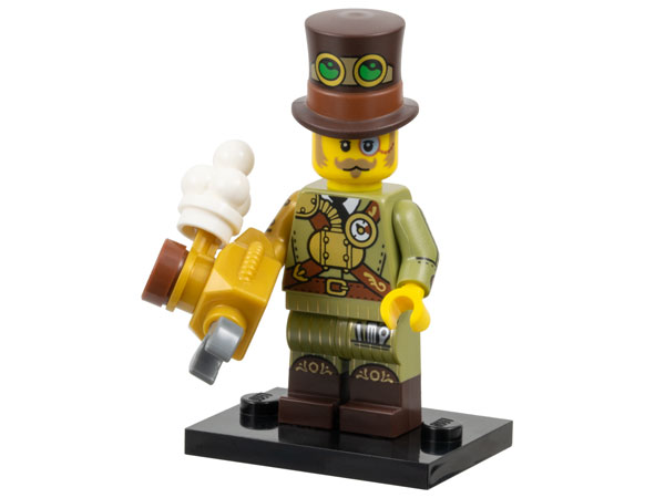Steampunk Inventor, Series 27 (Complete Set with Stand and Accessories)