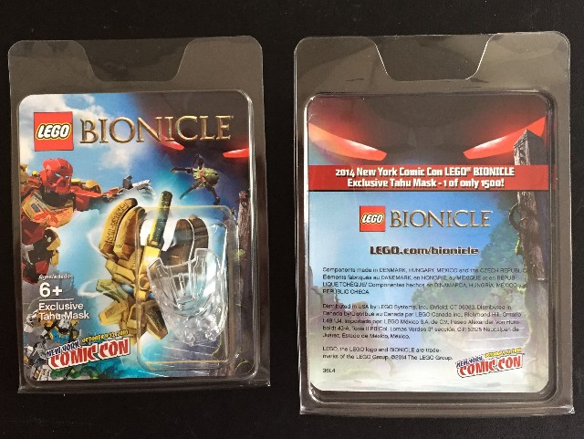 Tahu Mask - New York Comic-Con 2014 Exclusive blister pack