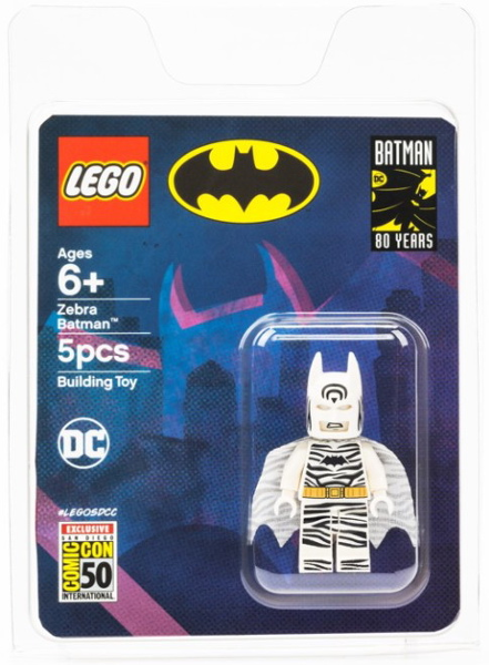Zebra Batman - San Diego Comic-Con 2019 Exclusive blister pack