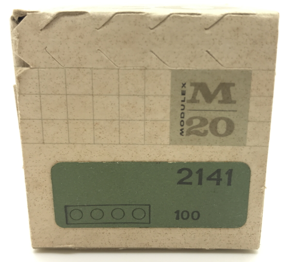 Modulex Brick 1 x 4 (Lego on studs) - Box of 100