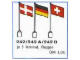 Set No: 242A  Name: International Flags - Italy, Switzerland, Belgium, Germany, Netherlands