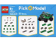 Set No: 3850002  Name: LEGO Brand Store Pick-a-Model - Car blister pack